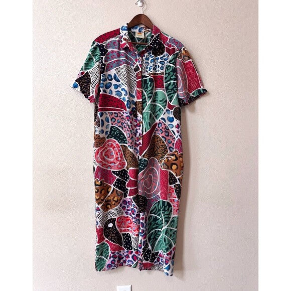 FARM Rio Multicolor Abstract Print Cropped Jumpsuit - Picture 12 of 12